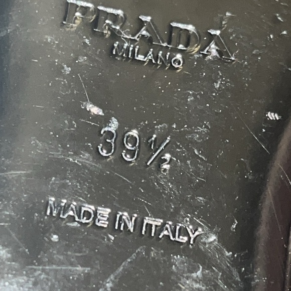 Prada Black Patent Leather Loafer Flats 39.5 - Picture 8 of 11